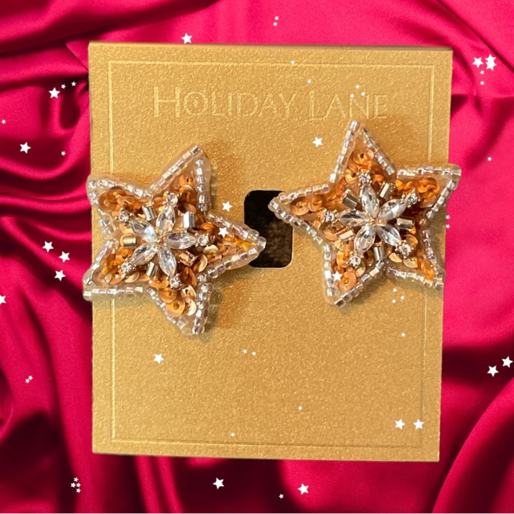 INC Holiday Lane Star Earrings